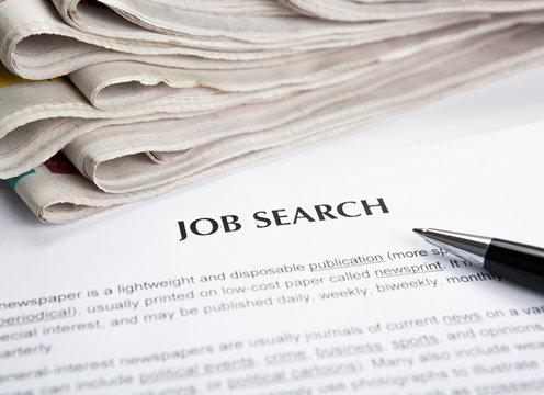 Document With The Title Of Job Search