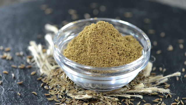 Caraway Powder in a bowl (loopable)