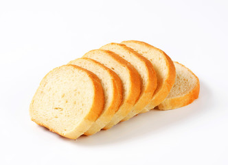 Sliced white bread