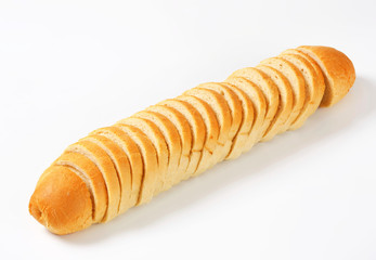 Sliced baguette