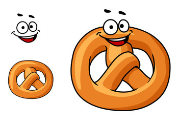 Funny crispy pretzel