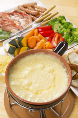 チーズフォンデュ