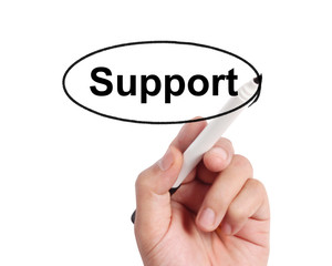 en writting something