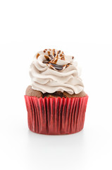 Cupcakes isolated on white background