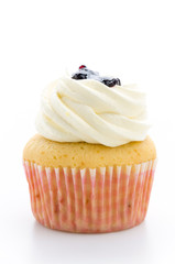 Cupcakes isolated on white background