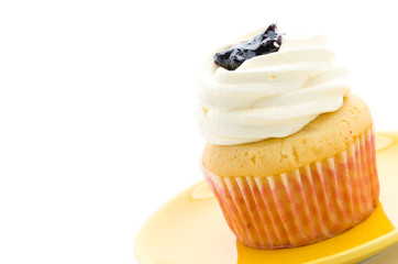 Cupcakes isolated on white background