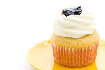 Cupcakes isolated on white background