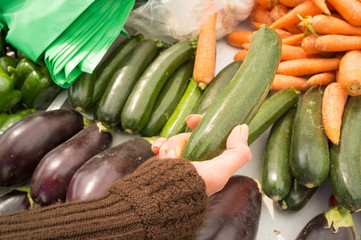 Shopping veggies