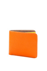 Obraz premium Leather wallet isolated white background