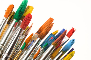 Obraz premium Paints and brushes