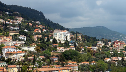 Fototapeta na wymiar Grasse - panoramic view of city