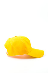 Baseball cap isolated white background