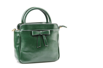 Handbag isolated white background