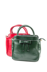 Naklejka premium Handbag isolated white background