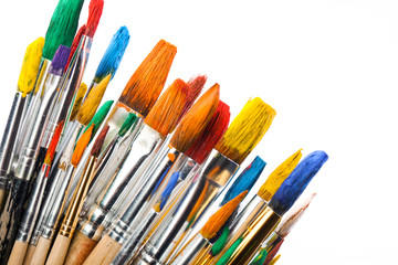 Obraz premium Paints and brushes