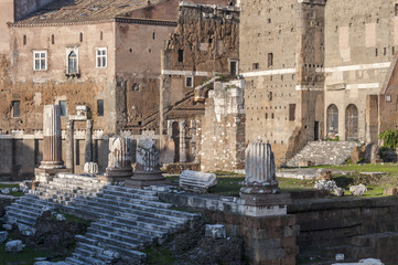 Temple of Mars Ultor in the Forum of Augustus, Rome, Italy