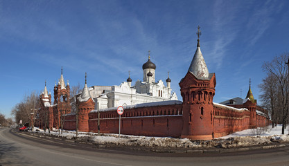 Fototapeta premium Russia. Egorevsk. Holy Trinity Mariinsky Convent