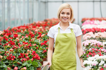 Women in flowers.