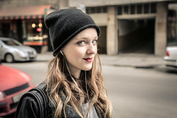 Fototapeta premium nice girl