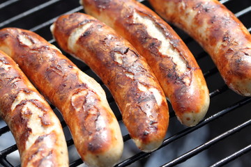 leckere frische Rostwürstchen