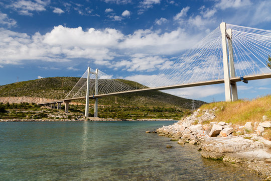 Bridge of Chalkis, Euboea, Greece