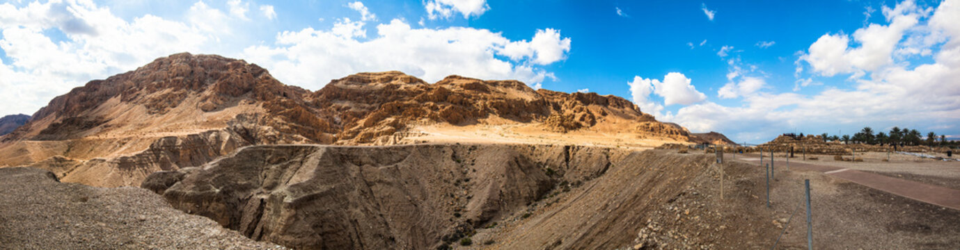 Panorama of Qumran - Israel