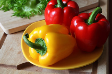 Ripe peppers