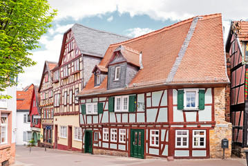 Hübsches Fachwerkensemble in der Friedberger Altstadt