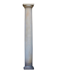 Column isolated on a white background