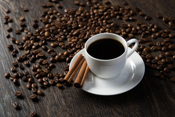 cup of black coffee