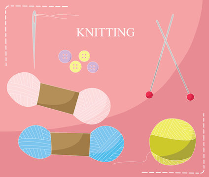 Knitting equipment icon
