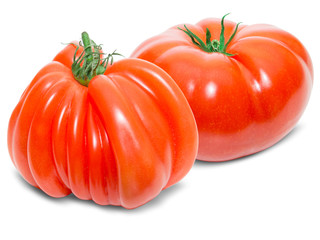 Tomato isolated on white background