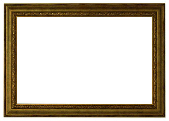 Naklejka premium Gold picture frame