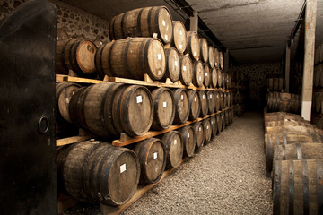 Wine barrels