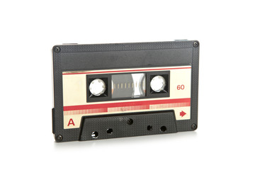 Obraz premium cassette tape isolated on white with clipping path