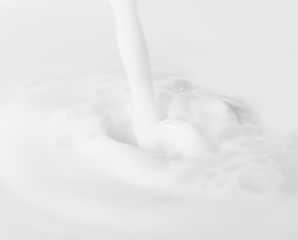 beautiful background of white milk