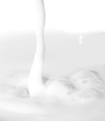 beautiful background of white milk