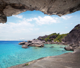 The cave with ocean
