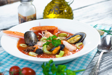 Seafood soup
