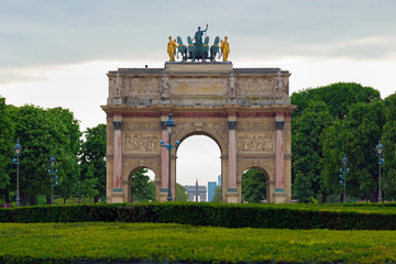 Fototapeta na wymiar Ogrody Tuileries