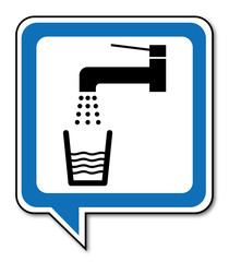 Logo eau potable.
