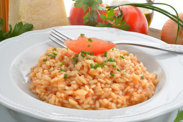 risotto pomodoro primo piano