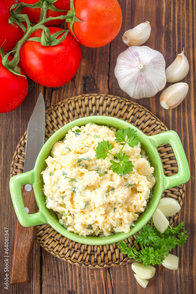 Wall mural Cheese salad