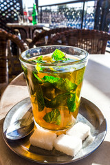 Moroccan mint tea