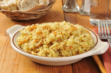 Chicken flavored rice