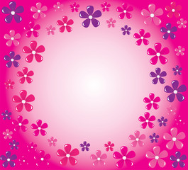 vector floral frame