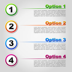 Vector four options concept