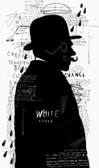 Мужчина в шляпе и пенсне