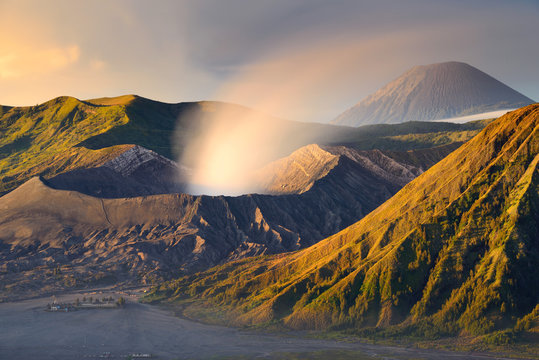 Mt.Bromo and Semeru,Java,Indonesia