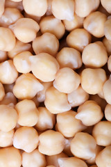 background of chick peas